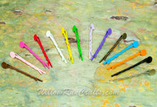 Load image into Gallery viewer, Colored Bobby Pins with 8mm Pad 25 Pack-Discounted