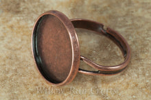 Load image into Gallery viewer, Ring Tray Antique Copper 16mm