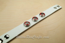 Load image into Gallery viewer, Snap Leather Bracelet - White