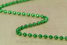Load image into Gallery viewer, 1.5 mm 24" Ball Chain Necklace Spring Green