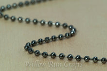 Load image into Gallery viewer, 2.4 mm 24" Ball Chain Necklace Gunmetal