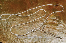 Load image into Gallery viewer, Snake Chain Silver Plated 1.5mm 18" Length