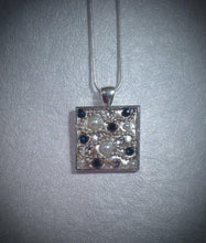 Load image into Gallery viewer, Pendant Tray Square Silver 25mm