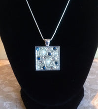 Load image into Gallery viewer, Pendant Tray Square Silver 25mm