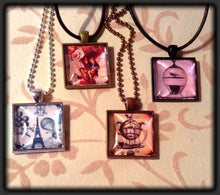 Load image into Gallery viewer, Pendant Tray Square Black 25mm