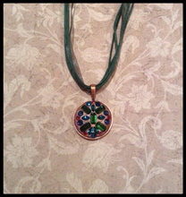 Load image into Gallery viewer, Imperfect Pendant Tray Circle Antique Copper 25mm- Smooth