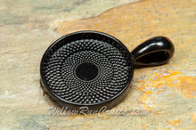 Load image into Gallery viewer, Pendant Tray Circle Black 16mm