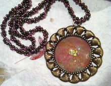 Load image into Gallery viewer, Pendant Tray Circle Antique Bronze Decorative Finish 30mm