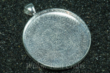 Load image into Gallery viewer, Pendant Tray Circle Silver 38mm
