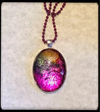 Load image into Gallery viewer, Pendant Tray Oval Silver 30 x 40mm