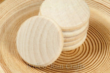 Load image into Gallery viewer, Wood Circle with Smooth Edge 1 inch 50 Pack