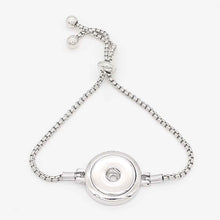 Load image into Gallery viewer, 1 Snap Bracelet Lariate Style with Plain Edge