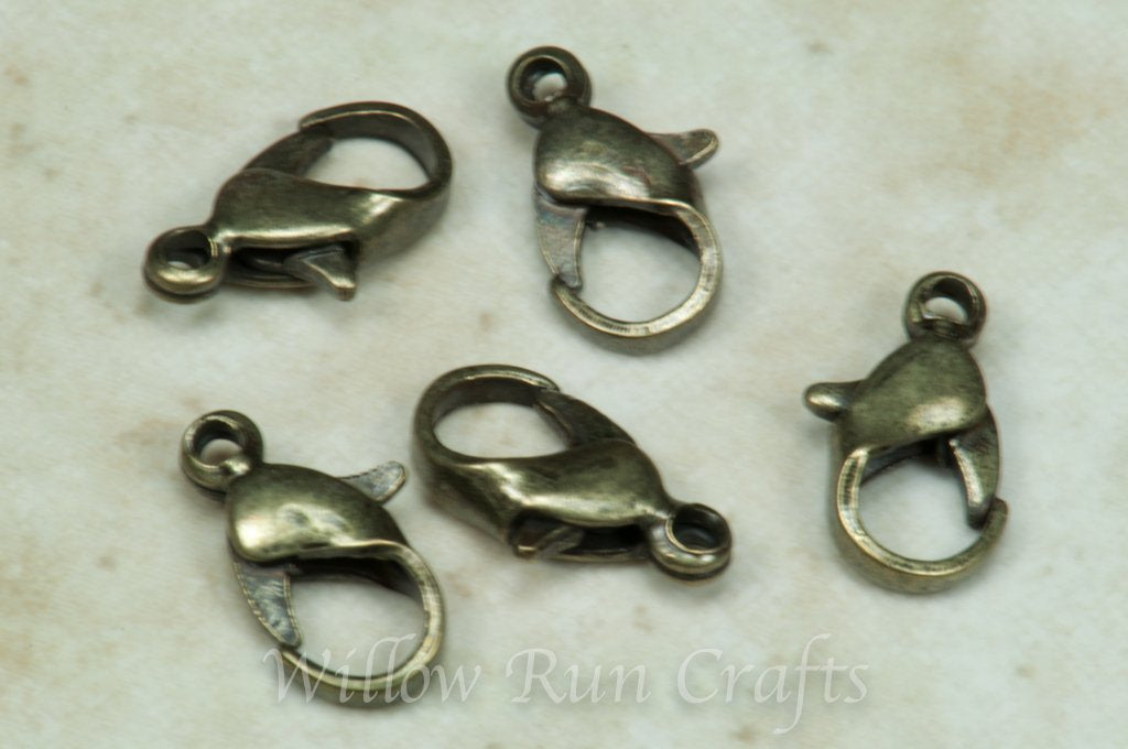 Lobster Clasp Bronze 100 Pack