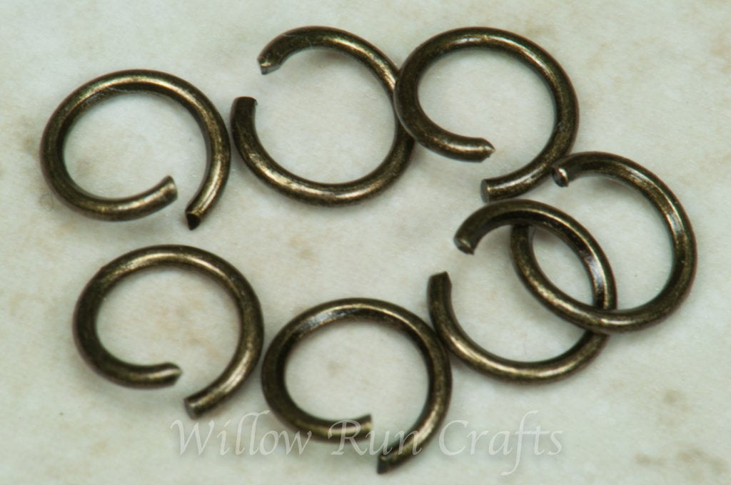 100 Pack 8mm Bronze Jump Rings