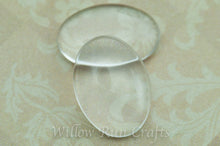 Load image into Gallery viewer, 13 x 18mm Oval Glass Cabochon

