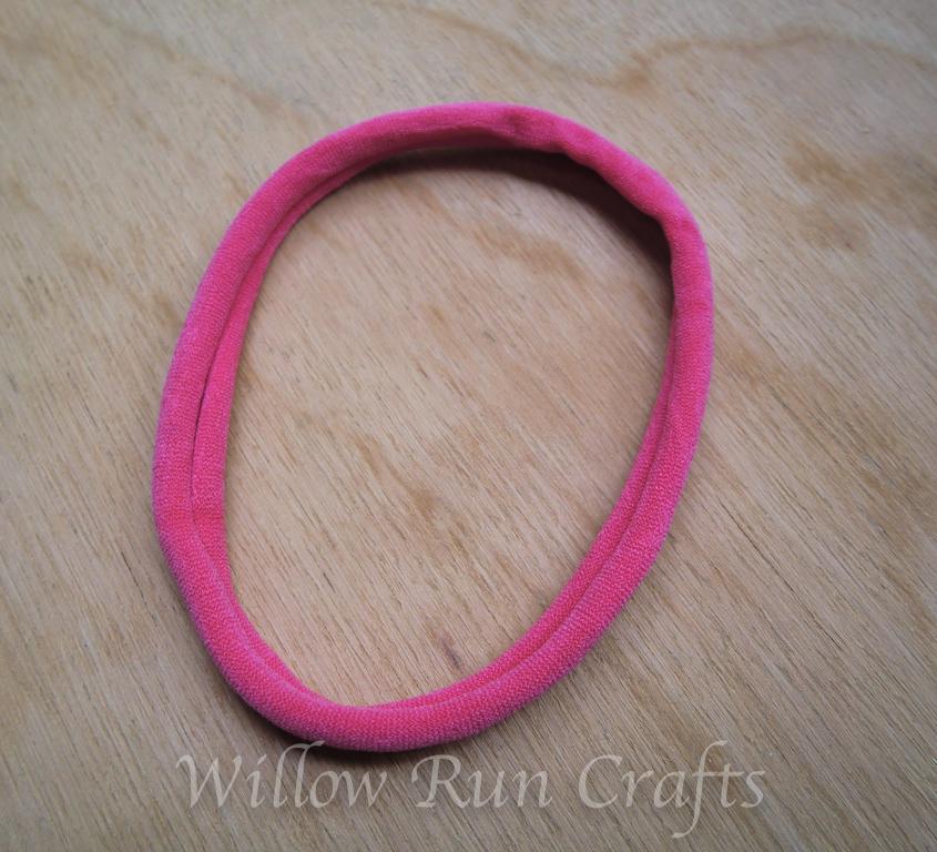 Nylon Choker - Hot Pink