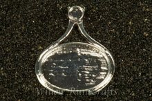 Load image into Gallery viewer, Pendant Tray Oval Silver 18 x 25mm
