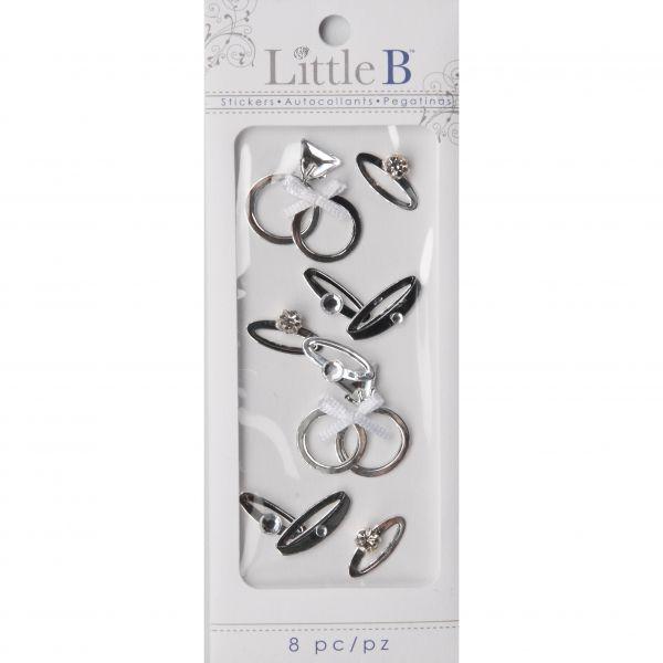 Little B Wedding Ring Mini Stickers